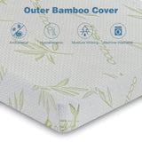 Bamboo Memory Foam Mattress Topper