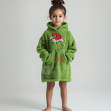 Buy Oversized The Grinch Sherpa Hoodie for Kids (5-12yrs) – Best Price Online | Christmas Sale | iStyleMode 