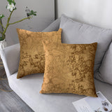 Embossed Velvet Throw Filled Cushion