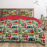 The Grinch Dr. Seuss  Christmas Microfibre Duvet Cover