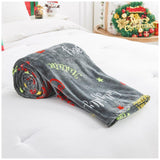 Christmas Tree Wishes Fleece Throw Blanket