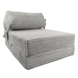 Jumbo Cord Z bed With Pillow Chair Bed Sofa