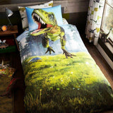 Buy Dino T-REX Single Duvet Cover for kids dinosaur in the UK | Disney bedding collection| iStyle mode