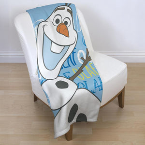 Disney Frozen Olaf Fleece Throw Blanket