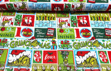 The Grinch Dr. Seuss  Christmas Microfibre Duvet Cover